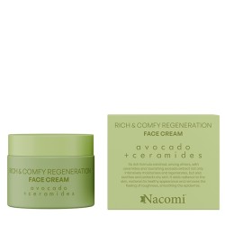 Naomi crema facial de Aguacate+Ceramidas. Hidrata y da elasticidad a la piel.