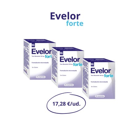 PACK 3 UDS. EVELOR FORTE 100mg 30 comprimidos