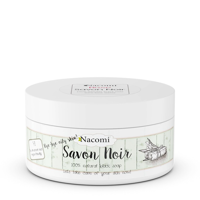 Nacomi Jabón negro exfoliante 100% natural 120 gr