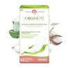 ORGANYC Maternidad Compresas algodón orgánico 100% 12 uds
