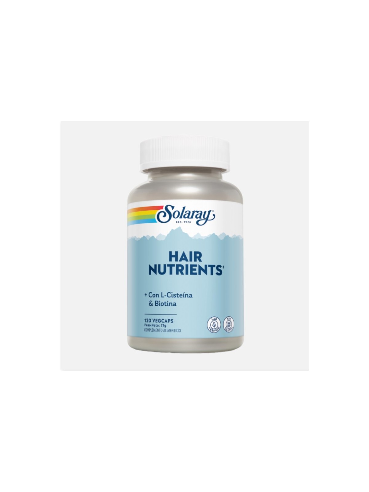 Solaray Hair Nutrients 120 vegan caps