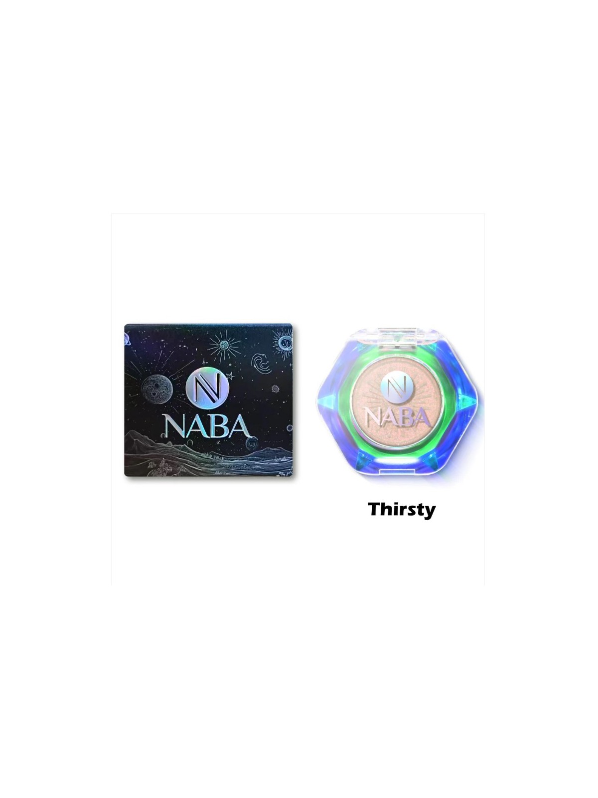 Naba Multichrome Luxury eyeshadow THIRSTY