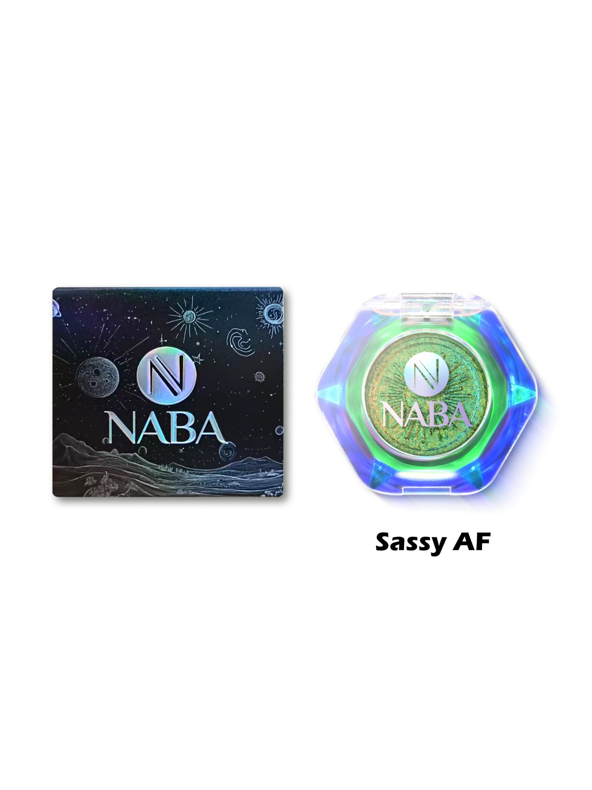 Naba Multichrome Luxury eyeshadow SASSY AF
