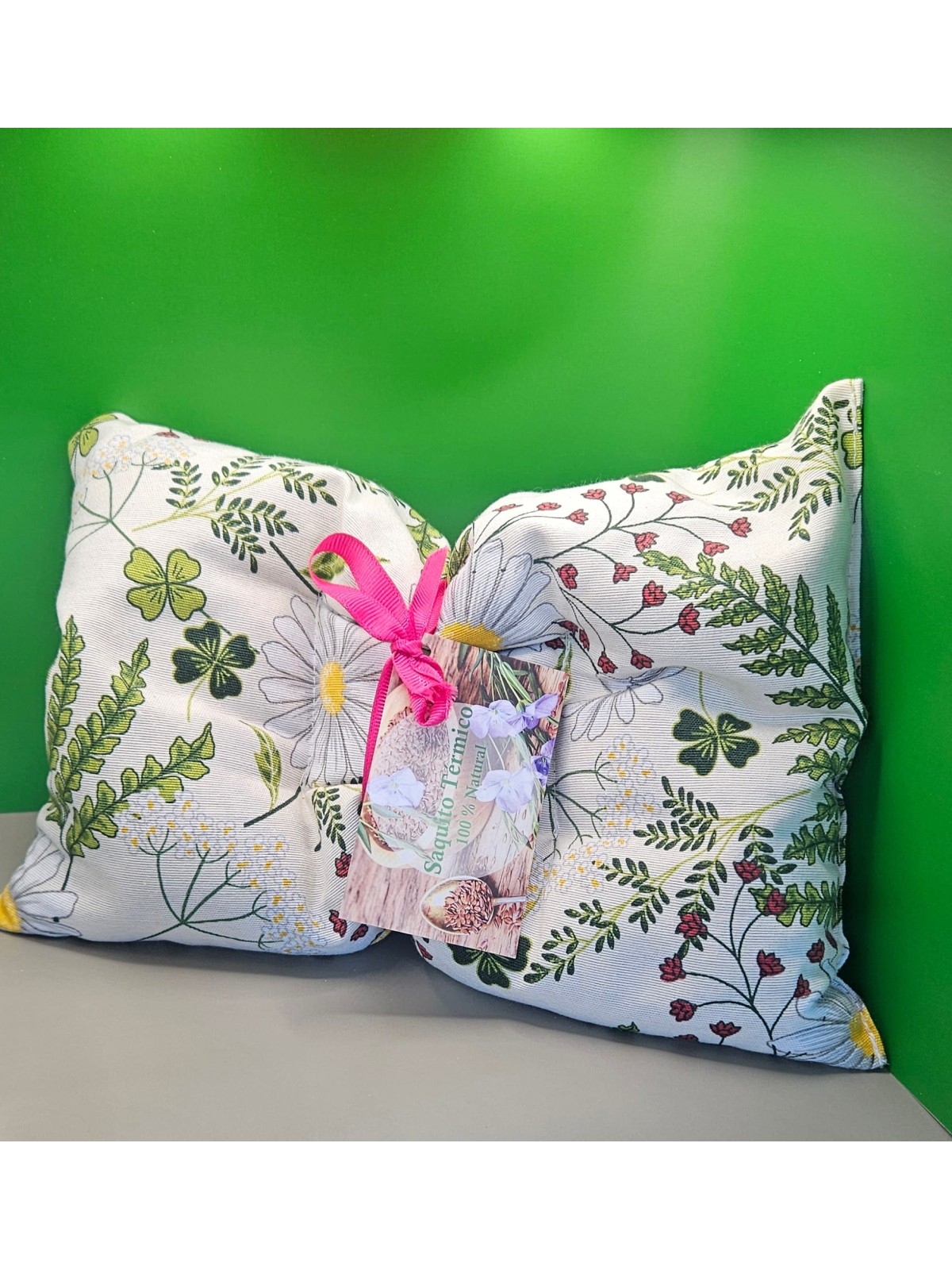 Saquito Térmico HOJAS VERDES