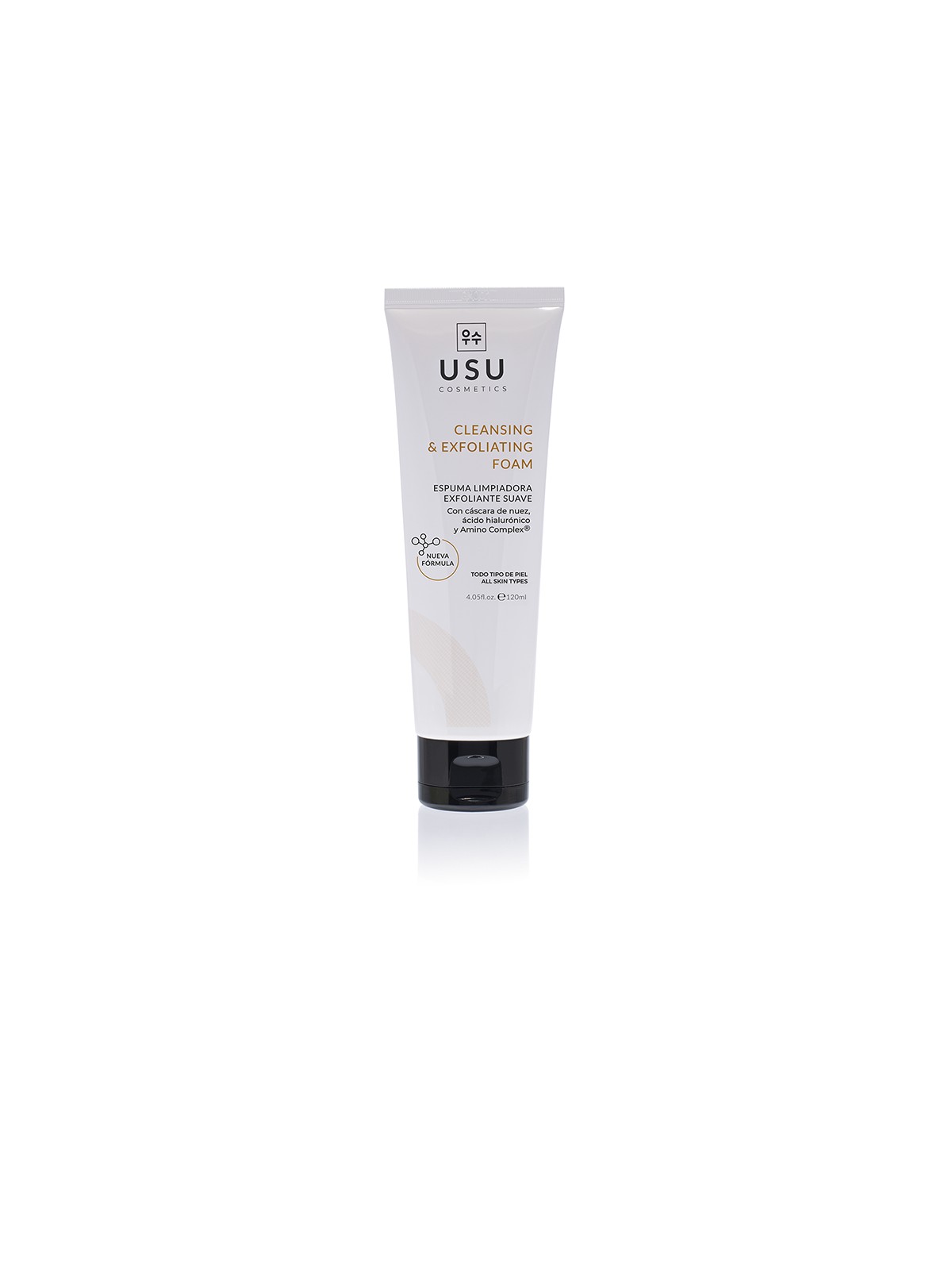 Espuma limpiadora exfoliante suave 120ml