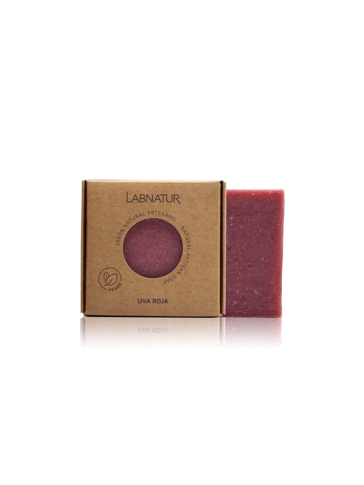 Labnatur Jabón Natural Artesano Uva roja 100gr