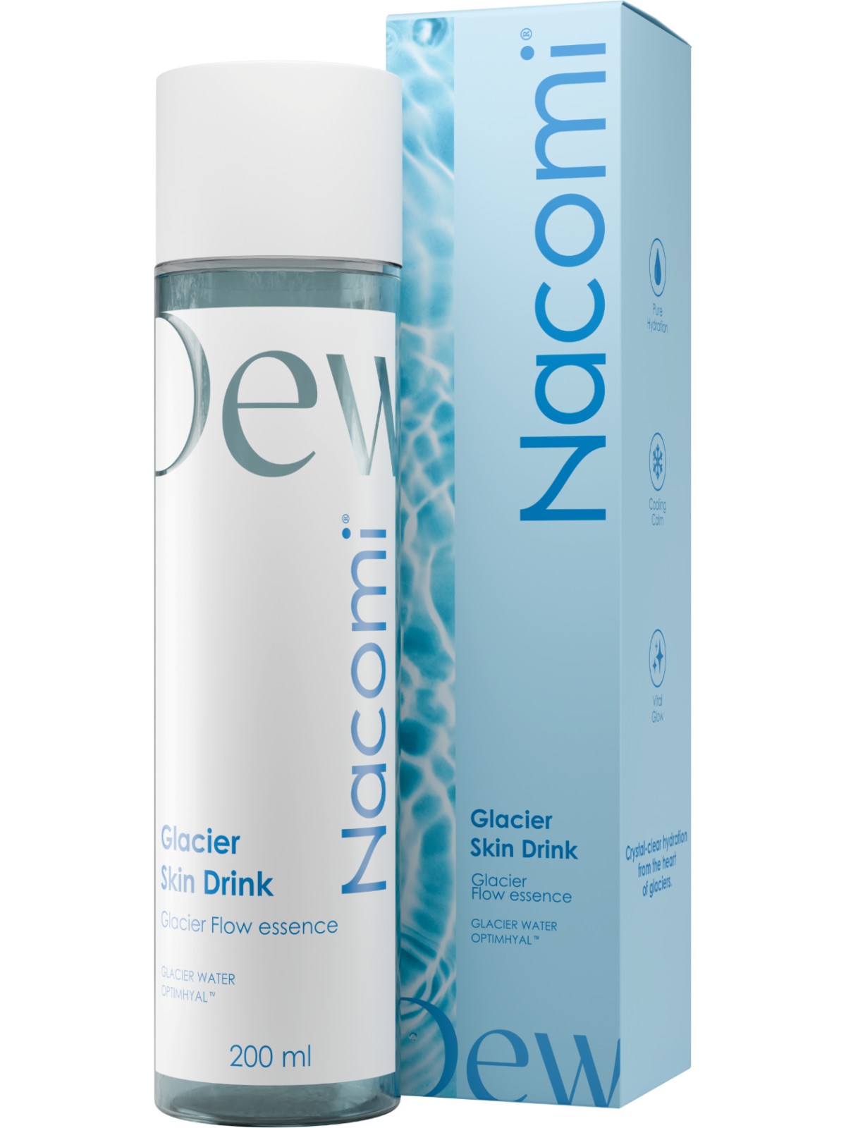 Nacomi Esencia facial hidratación intensa - Glacier Skin Drink  200ml